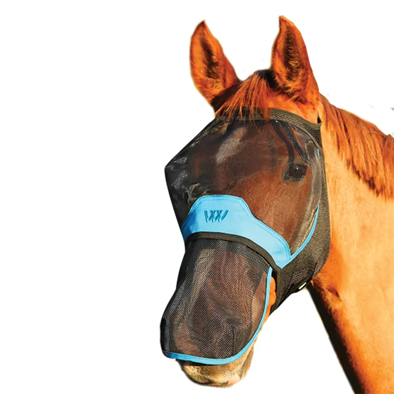 Woof Wear UV Fly Mask Nose Att Black